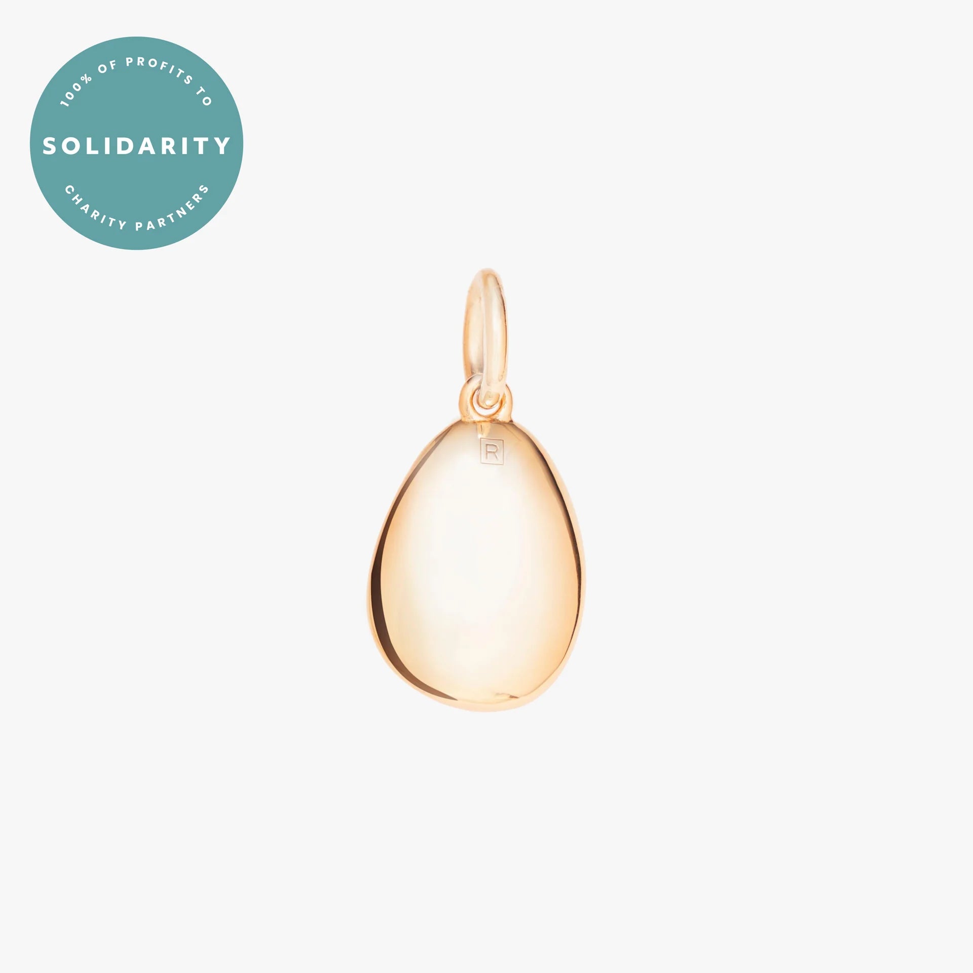 Gold Vermeil Bangle and Gold Smooth Pebble Popon Set / Regular (65mm)