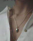 Gold Smooth Pebble Popon