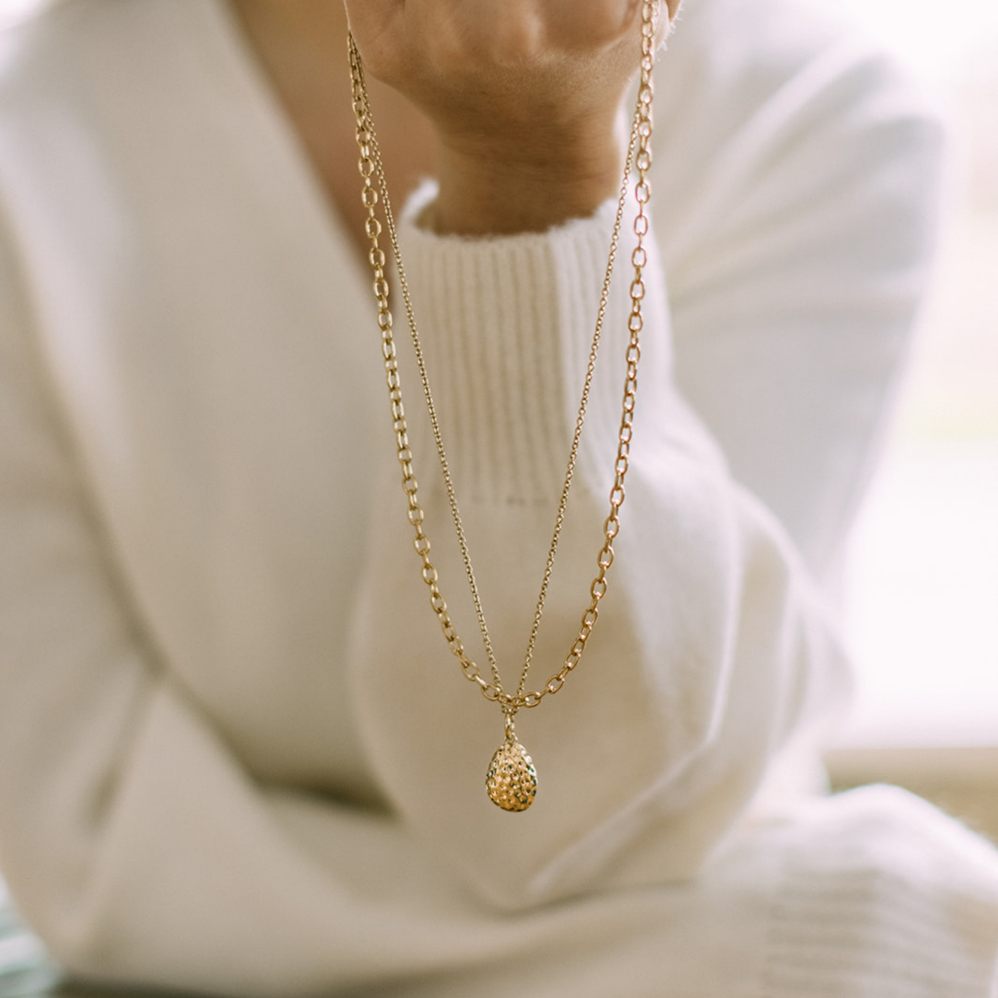 Gold Chunky Cable Chain Necklace - Sample Recognised