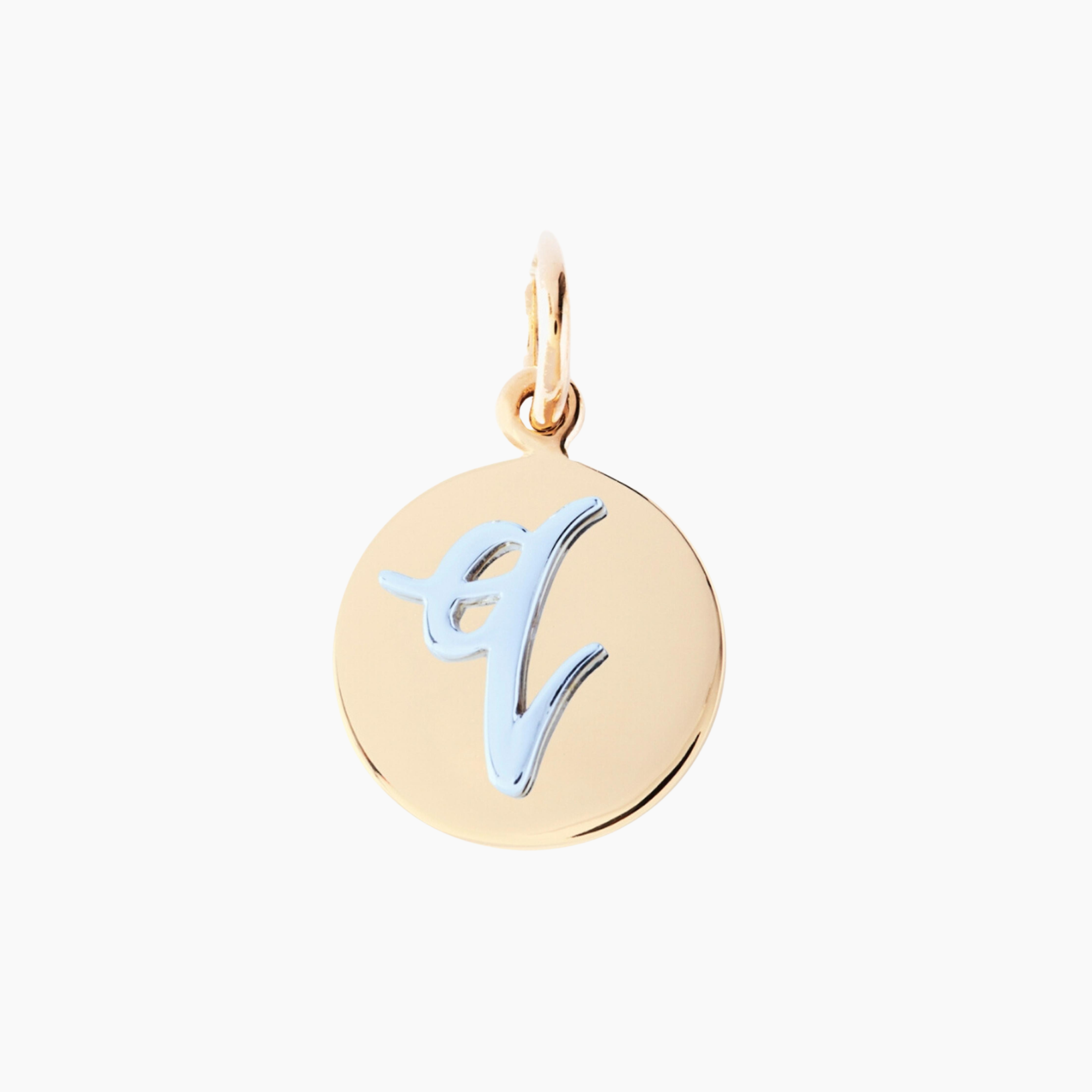 Recognised Q Alphabet Popon Charm - Ethical Gold or Silver