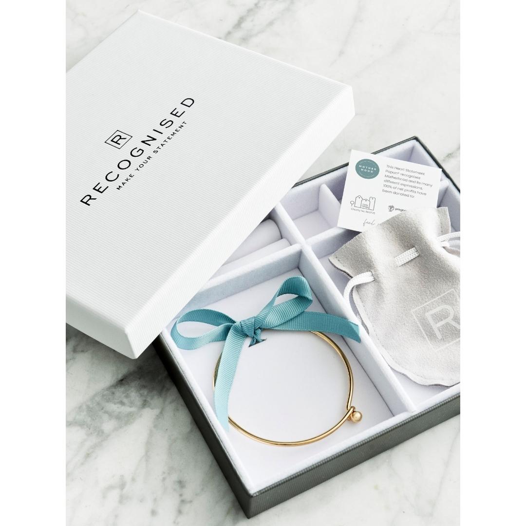 Recognised Silver Heart Popon Pendant and Bangle Recognised