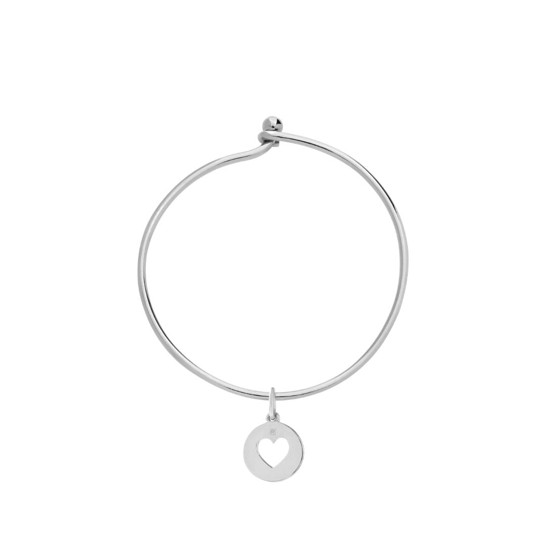 Recognised Silver Heart Popon Pendant and Bangle Recognised