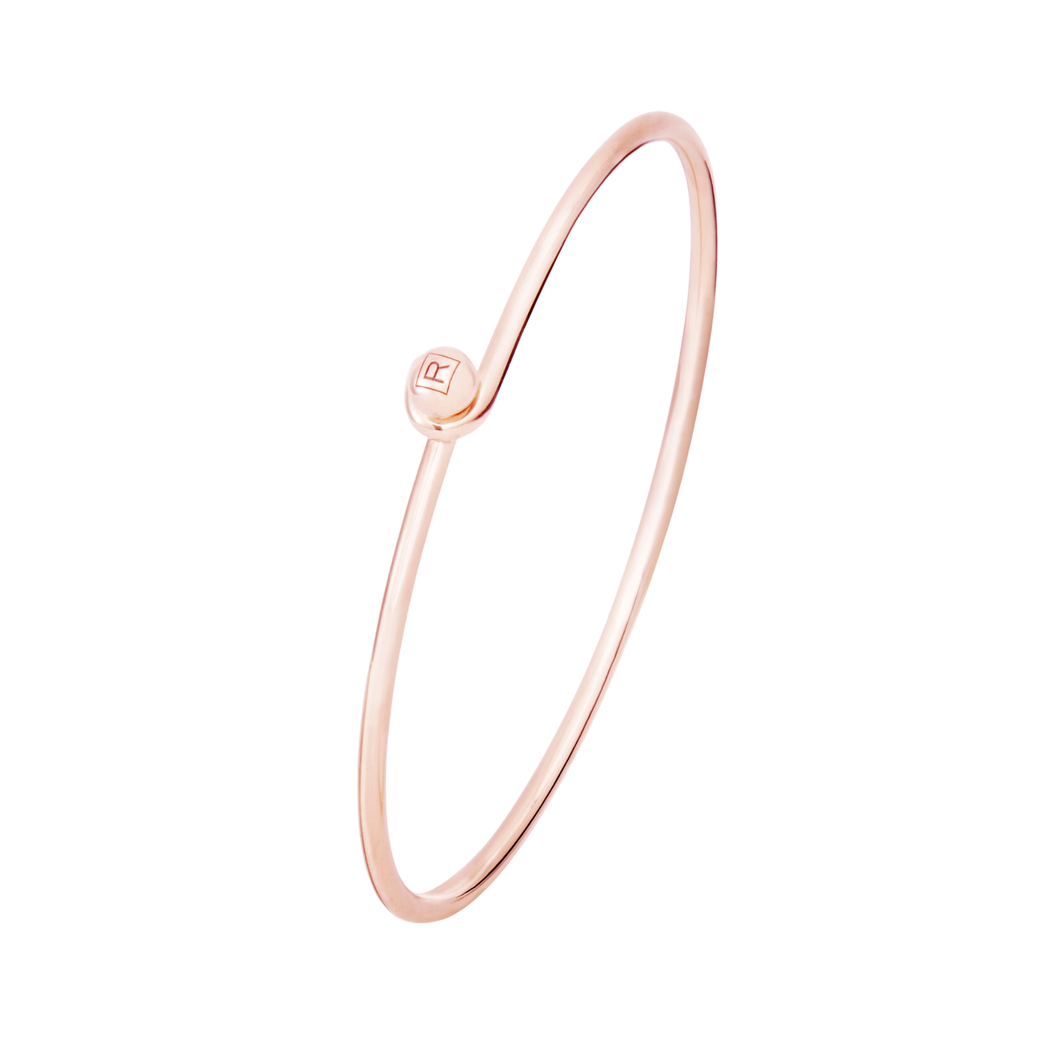 Rose Gold Vermeil Popon Bangle Ethical Elegant Jewellery I Recognised