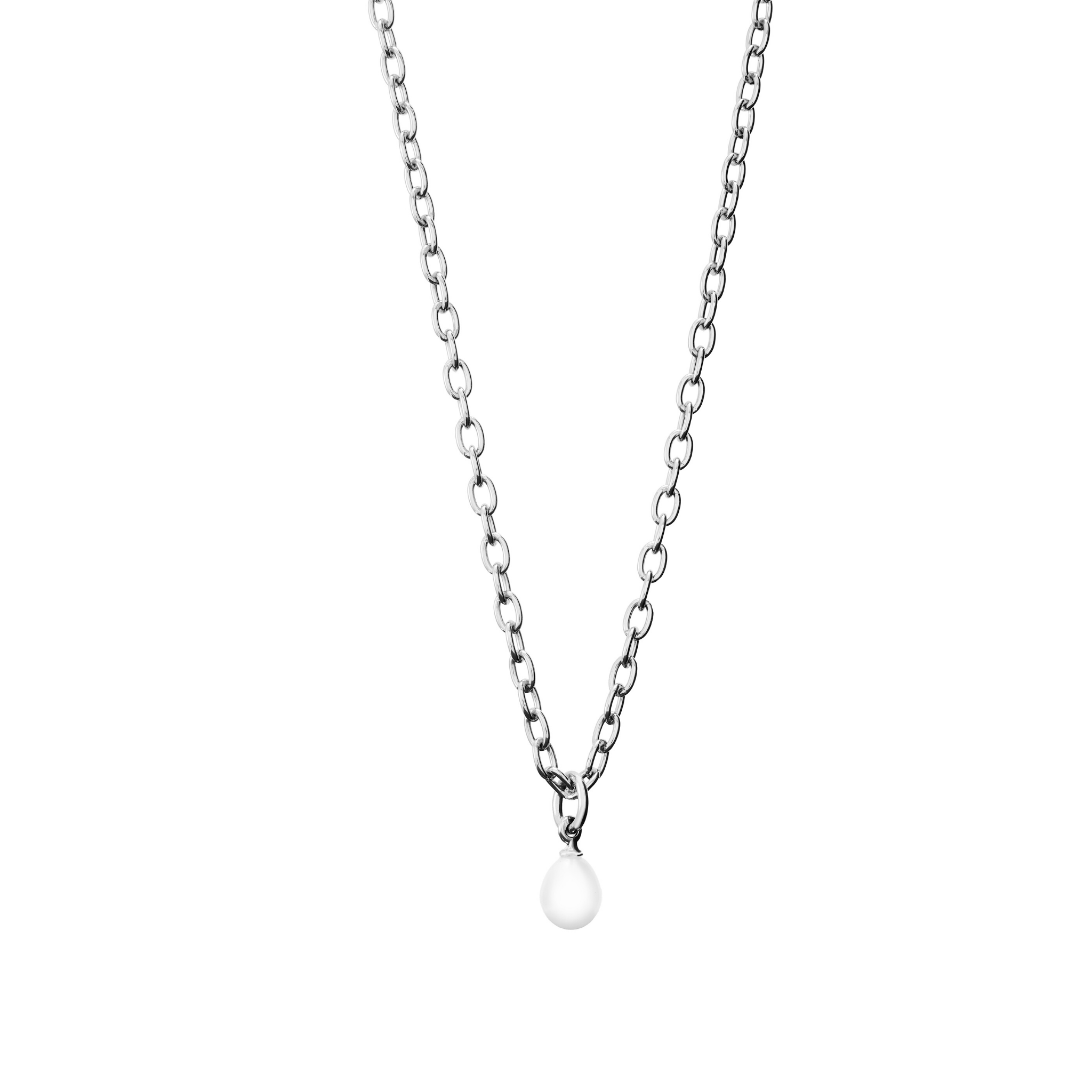 Silver Chunky Cable Chain Necklace Recognised