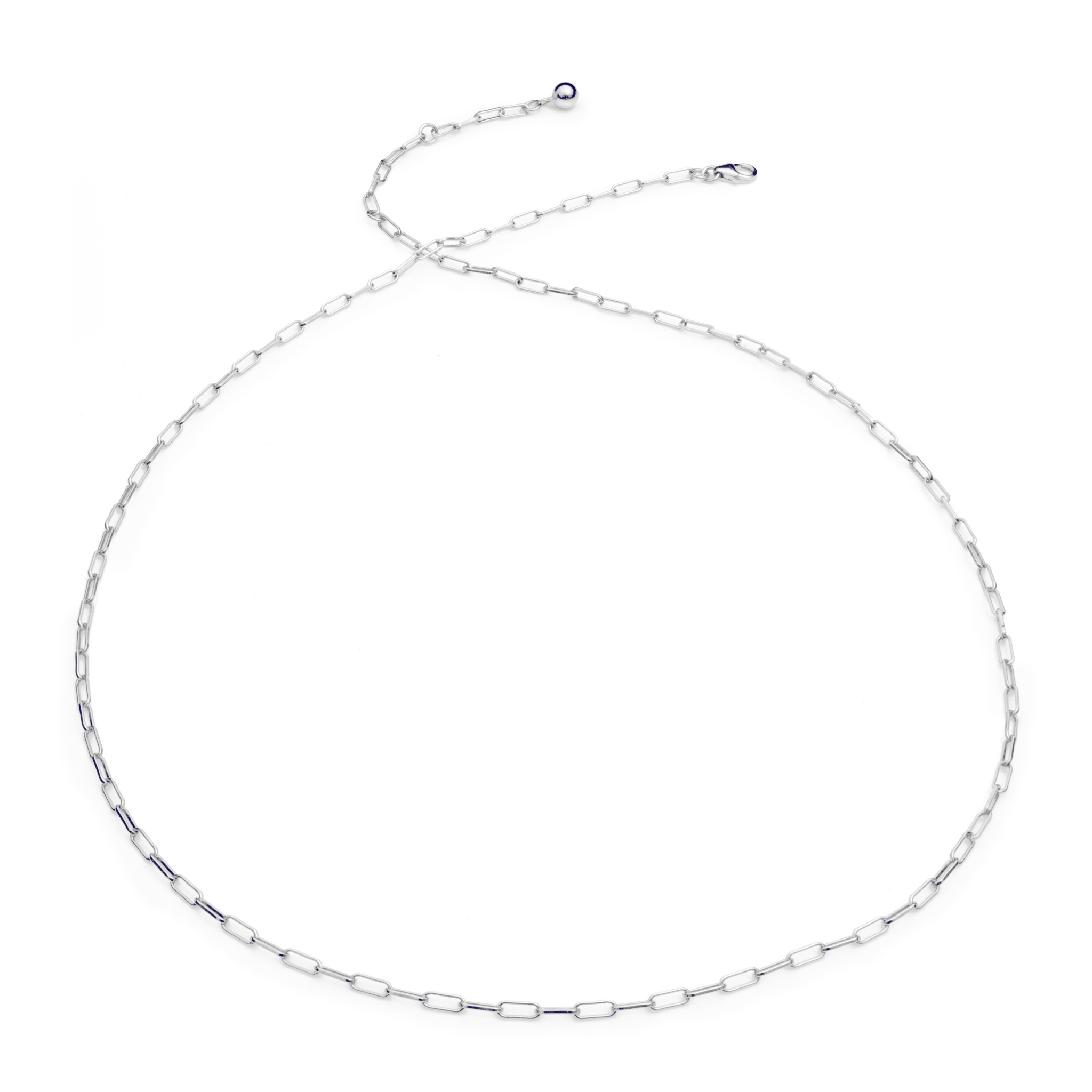 Silver Paperclip Chain and Silver Dove Popon Set Recognised