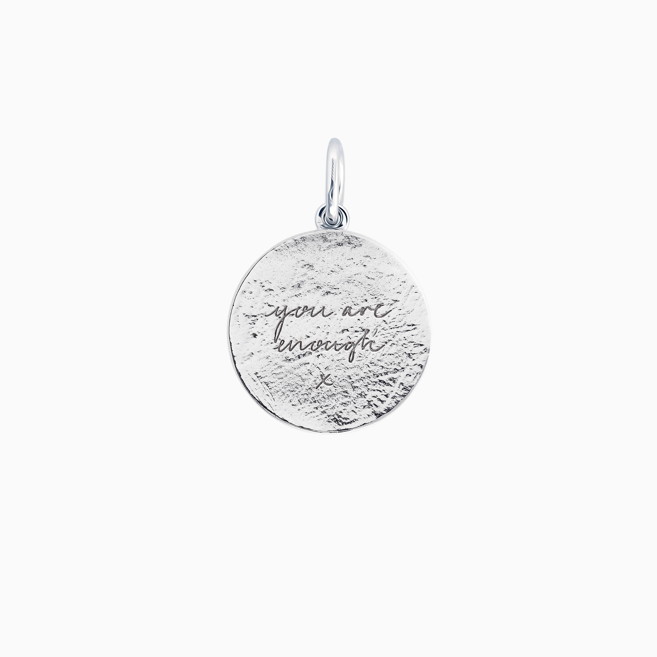 Silver Textured You Are Enough Popon® Recognised