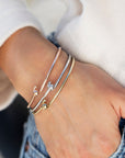 Gold Vermeil Bangle and Gold Heart Popon Set