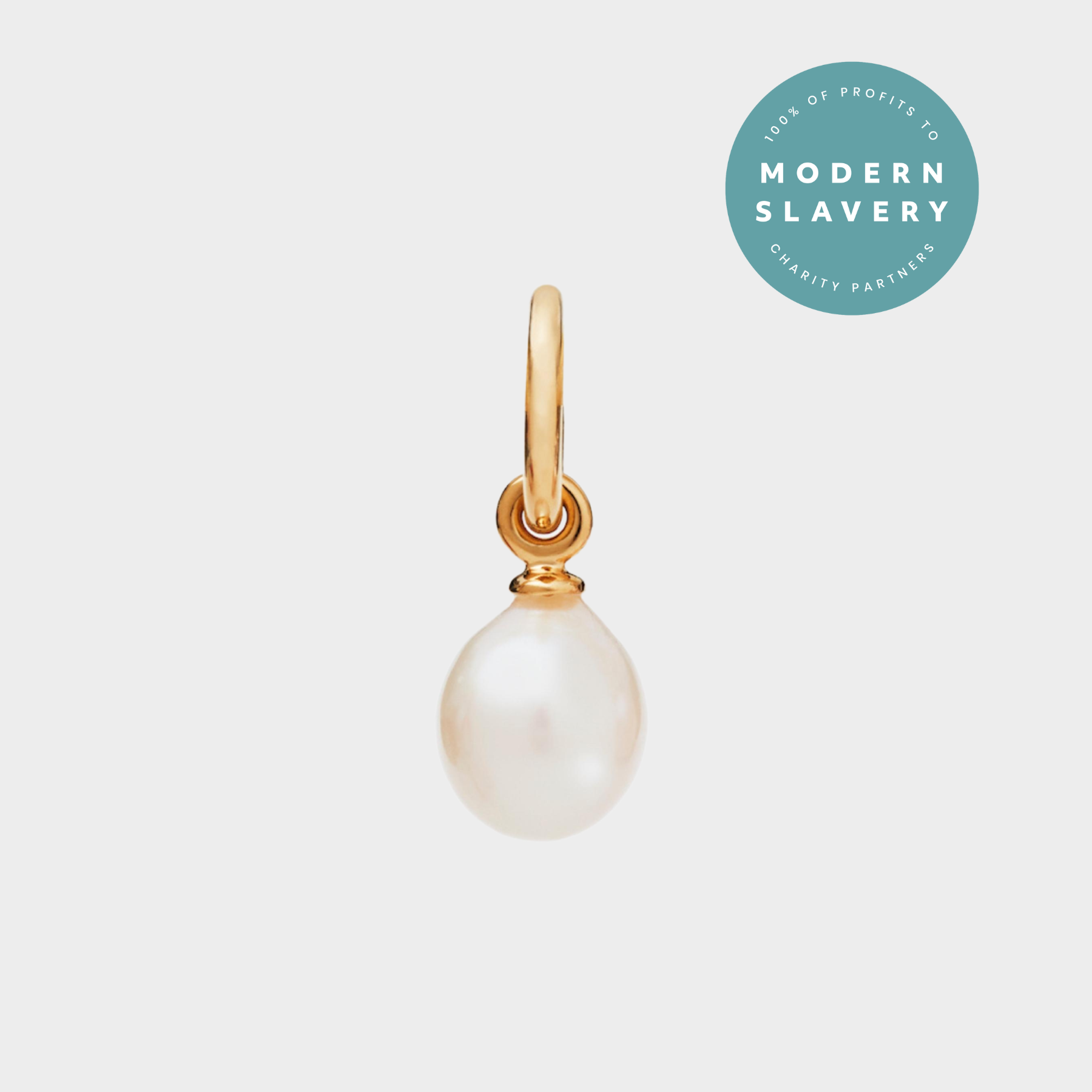 Gold Vermeil Earrings with Freedom Pearl Popons® Recognised