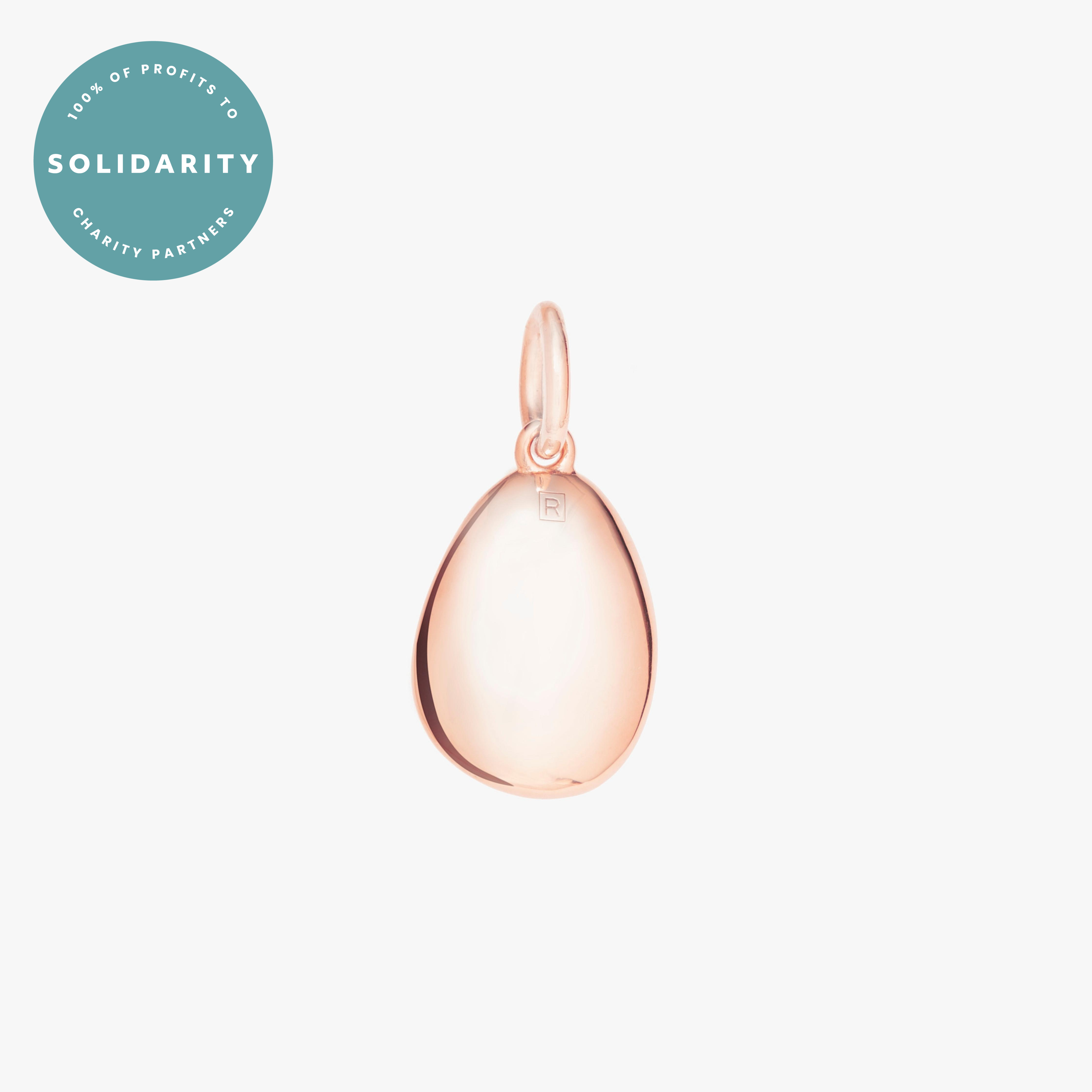 Rose Gold Smooth Pebble Popon Recognised