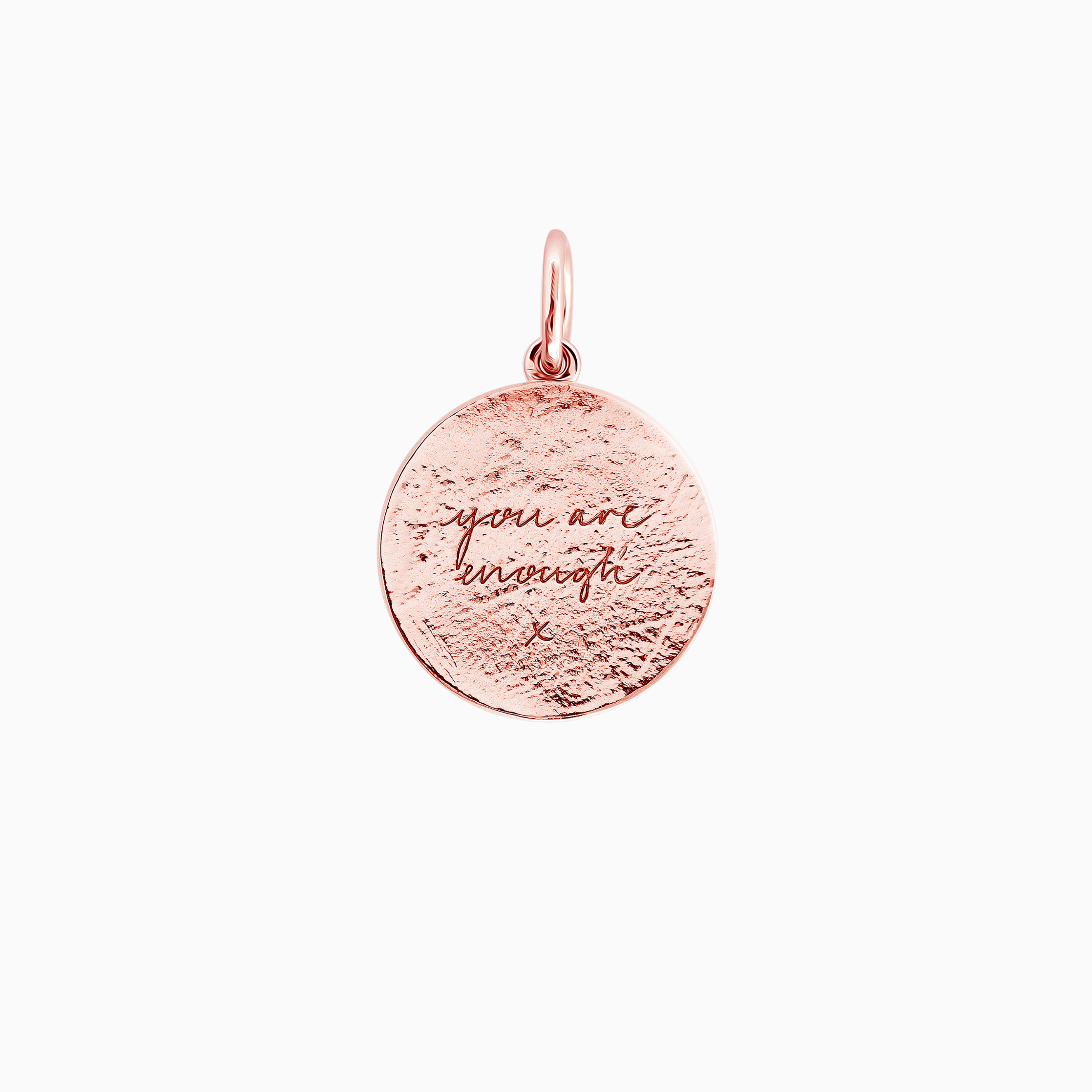Rose Gold Textured You Are Enough Popon® Recognised